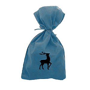 Saco para Surpresas de Natal - Rena - 13x25cm - 10 unidades - Rizzo