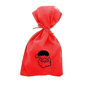Saco para Surpresas de Natal - Noel - 13x25cm - 10 unidades - Rizzo