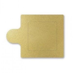 Base para Doce Quadrada - Dourada - 6x6cm - 20 unidades - UltraFest - Rizzo Confeitaria