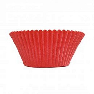 Mini Forminha Forneável CupCake Vermelho com 54 un. - UltraFest