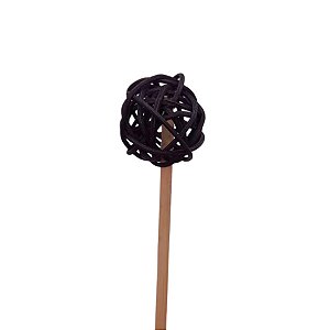 Palito para Aromatizador - Rattan Preto - 24cm - 1 unidade - Rizzo