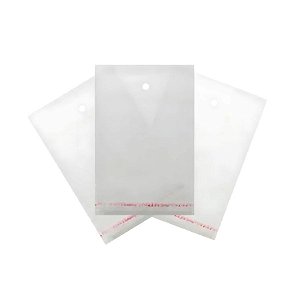 Saco Adesivado Com Furo - 10x17cm - 100 unidades - Rizzo - Rizzo