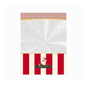 Saco Transparente Para Panetone De 500g - Charm Natalino - 25x35cm - 50 unidades - Cromus - Rizzo