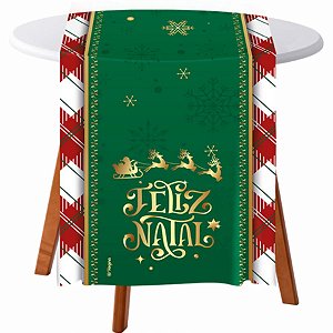 Trilho de Mesa -  Natal Verde - 40x200cm - 1 unidade - Regina - Rizzo