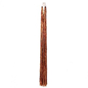 Chicote Metalizado Franja Carnaval 80cm - Rose Gold - 1 unidade - Rizzo