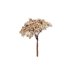 Pick Decorativo de Natal - Nude Com Glitter - 30cm - 1 unidade - Cromus - Rizzo