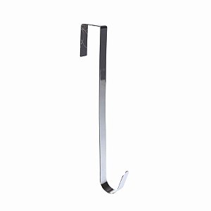 Gancho Suporte para Guirlanda - Liso Prata - 38cm - 1 unidade - Rizzo