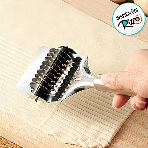 Rolo Cortador - Aço Inox - 20,5x6,5cm - 1 unidade - Rizzo