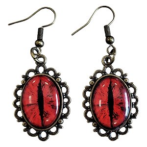 Brinco de Halloween - Olho Vermelho - 5,5cm - 1 unidade - Rizzo - Rizzo