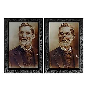 Enfeite de Halloween - Quadro 3D Homem - 22x27cm - 1 unidade - Rizzo - Rizzo