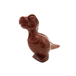 Caixinha Lembrancinha - Dinossauro de Plástico - Marrom  - 10 unidades - Rizzo