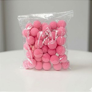 Pompom Decorativo Rosa 2 cm