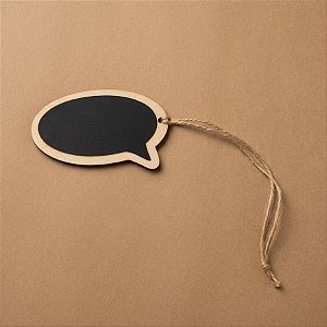 Tag de Lousa Balão de Conversa - 3 unidades - Rizzo