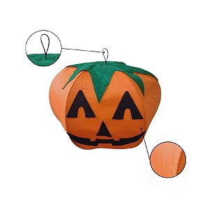Enfeite Decorativo Halloween - Abóbora Balão - 40cm - 1 unidade - Rizzo