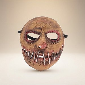 Máscara de Halloween - Velho Boca Costurada - 21cm - 1 unidade - Rizzo