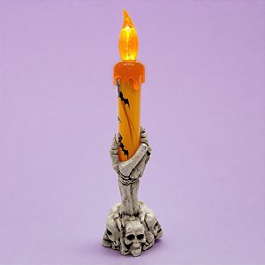Enfeite Decorativo De Halloween - Vela Led - 15cm - 1 unidade - Rizzo