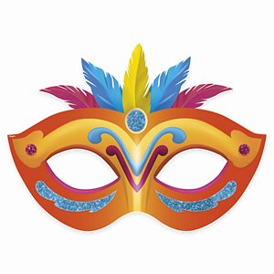 Enfeite Decorativo - Máscada de Carnaval - 64cm - 1 unidade - Regina - Rizzo