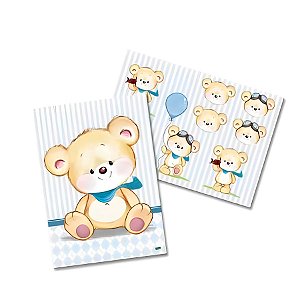 Kit Decorativo - Ursinho - 1 unidade - FestColor - Rizzo