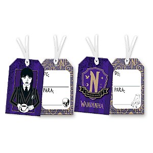 Tag Decorativa - Wandinha - 8 unidades - Festcolor - Rizzo