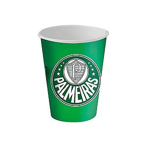 Copo de Papel - Palmeiras - 200ml - 8 unidades - Festcolor - Rizzo