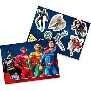 Kit Decorativo - Liga da Justiça - 1 unidade - Festcolor - Rizzo