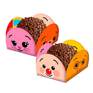 Porta Forminha - Um Herói do Coração - 40 unidades - Festcolor - Rizzo