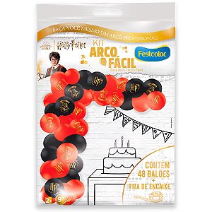 Kit Arco Fácil - Harry Potter - 1 unidade - Festcolor - Rizzo