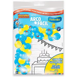 Kit Arco Fácil - Galinha Pintadinha - 1 unidade - Festcolor - Rizzo
