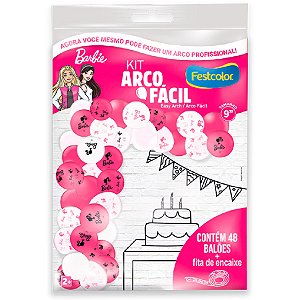 Kit Arco Fácil - Barbie - 1 unidade - Festcolor - Rizzo