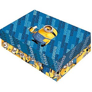 Caixa para Presente Retangular P - Minions 2 - 1 unidade - Festcolor - Rizzo
