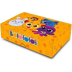Caixa 6 Doces Retangular - Bolofofos - 1 unidade - Festcolor - Rizzo