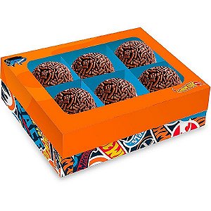 Caixa 6 Bombons Retangular com Visor - Hot Wheels - 1 unidade - Festcolor - Rizzo