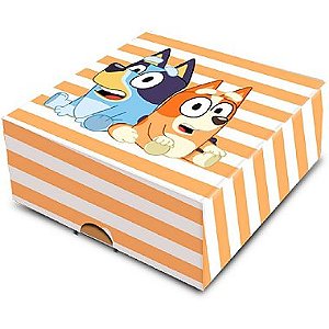 Caixa 4 Doces Quadrada - Bluey - 1 unidade - Festcolor - Rizzo