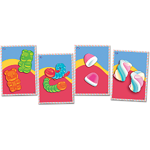 Quadros Decorativos Festa Fini - 04 unidades - Festcolor - Rizzo Festas