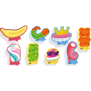 Decoração De Mesa Festa Fini - 08 unidades - Festcolor - Rizzo Festas