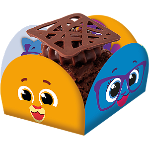 Porta Forminha Festa Bolofofos - 40 unidades - Festcolor - Rizzo Festas