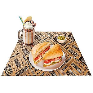 Jogo Americano Kraft - 50 unidades - Food Service Festcolor - Rizzo Embalagens