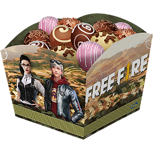 Cachepot Festa Free Fire - 08 Unidades - Festcolor -  Rizzo Festas