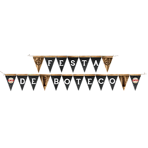 Faixa Decorativa Festa Boteco - Festcolor - Rizzo Festas