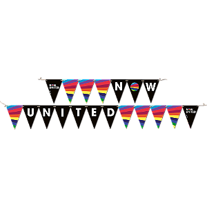 Faixa Decorativa Festa Now United - 01 Unidade - Festcolor - Rizzo Festas