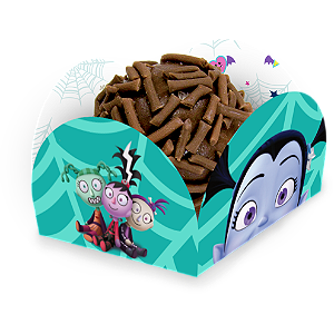 Porta Forminha para Doces Festa Vampirina - 40 unidades - Festcolor - Rizzo Festas