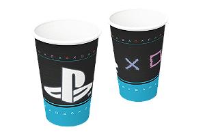 Copo de Papel 200ml Festa Playstation 12x08 - 8 Unidades - Festcolor - Rizzo Festas