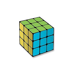 Caixa Surpresa Cubo Festa Neon - 7,5x7,5x7,5cm - 8 unidades - Festcolor - Rizzo Embalagens