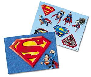 Kit Decorativo Festa Festa Superman - Festcolor - Rizzo Festas