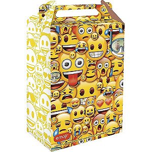 Caixa Surpresa Festa Emoji - 8 unidades - Festcolor - Rizzo Embalagens