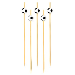 Palito de Bambu - Bola de Futebol  - 20 unidades - Rizzo