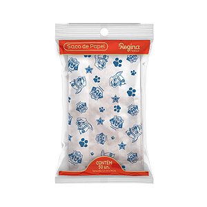 Saco de Papel - Patrulha Canina - 50 unidades - Regina - Rizzo