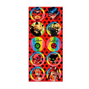 Adesivo Redondo - Lady Bug - 3 unidades - Regina - Rizzo