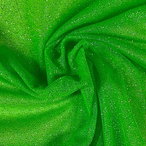 Tule Metalico - Verde Limão - 48cm x 10m - 1 unidade - Regina - Rizzo