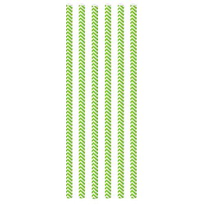Canudo Biodegradável Missoni Verde Limão - 12 unidades - Regina - Rizzo